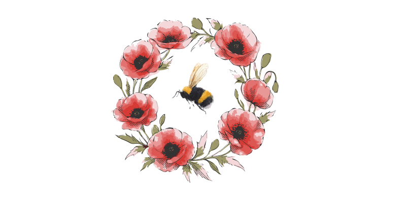 bee-wreath